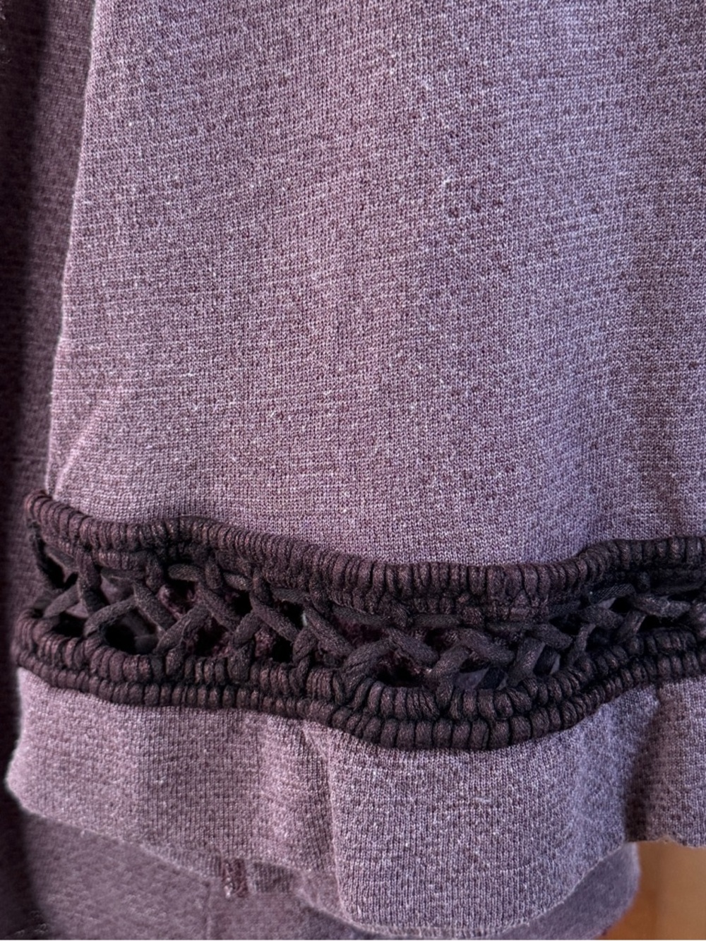 Free People Mauve Thermal Knit Top - Picture 5 of 5